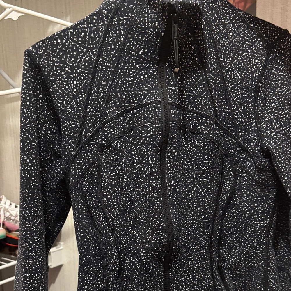 lululemon athletica Black and White Patterned Blazer